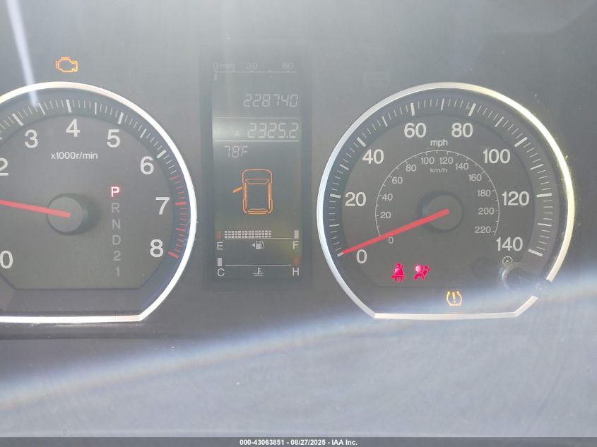 2009 Honda Cr-V Ex-L VIN: JHLRE48719C004980 Lot: 43063851