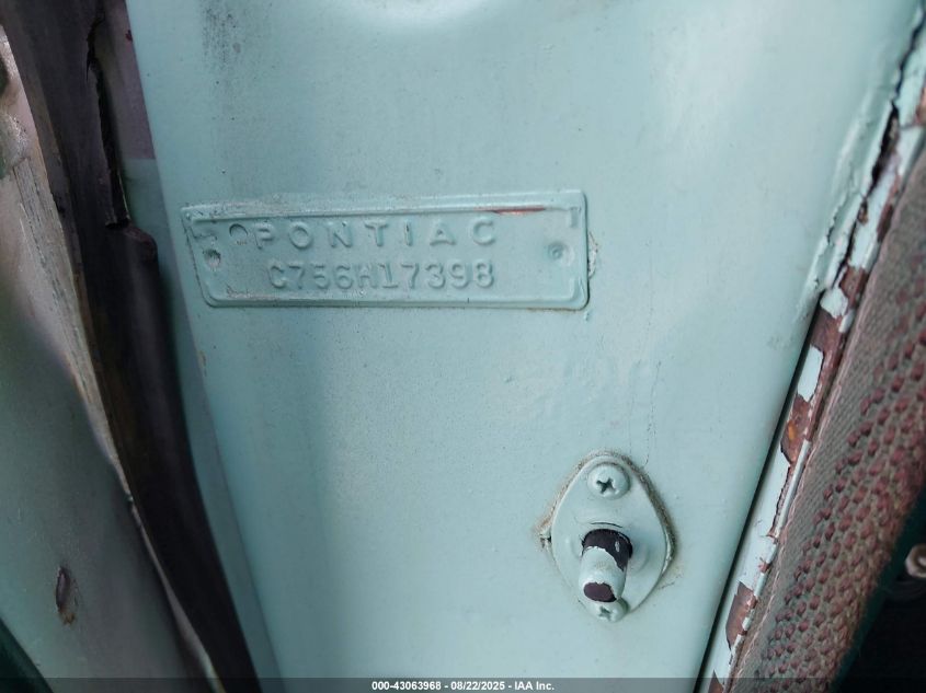 1956 Pontiac Wagon VIN: C756H173980000000 Lot: 43063968