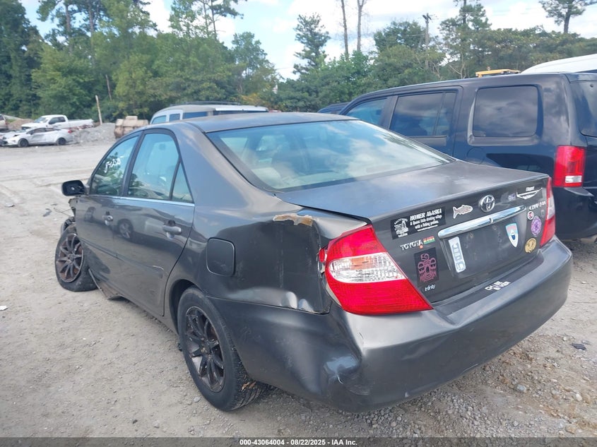 2003 Toyota Camry Le grey sedan gasoline 4T1BE32K93U686008 photo #4