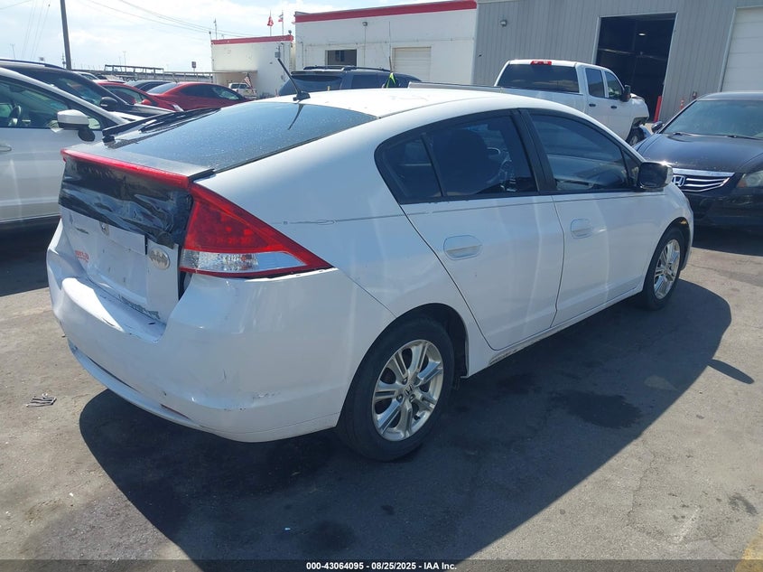 Vin: jhmze2h78as036593, lot: 43558311, honda insight ex 20104