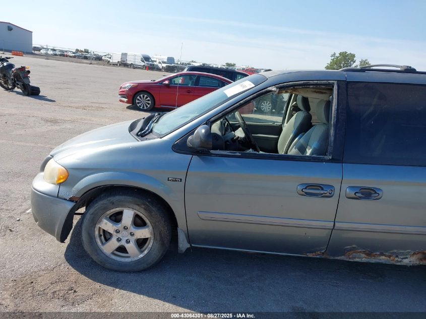 2007 Dodge Grand Caravan Sxt VIN: 2D4GP44L47R150184 Lot: 43064301