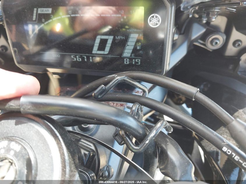 2024 Yamaha Yzfr7 VIN: JYARM38E8RA011697 Lot: 43064416