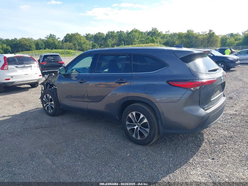 2022 Toyota Highlander Xle VIN: 5TDGZRBH0NS196957 Lot: 43064464