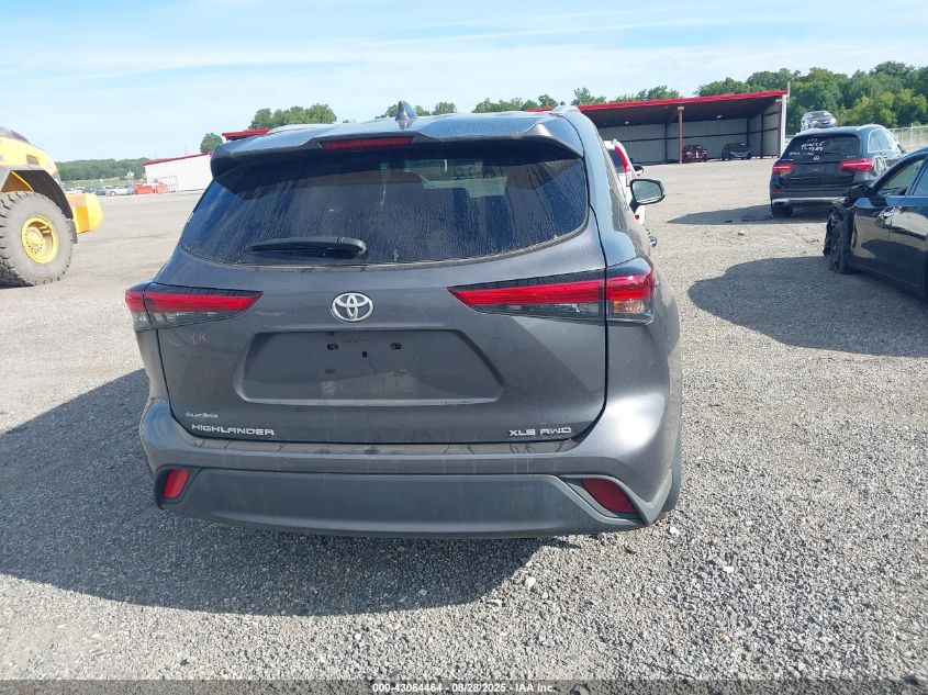 2022 Toyota Highlander Xle VIN: 5TDGZRBH0NS196957 Lot: 43064464