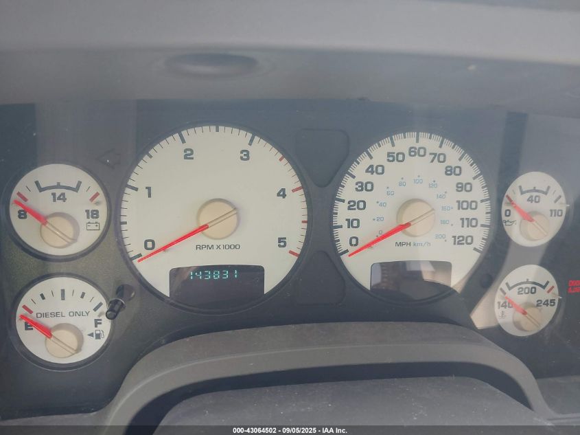 2004 Dodge Ram 3500 Slt/Laramie/St VIN: 3D7MA48C04G254971 Lot: 43064502