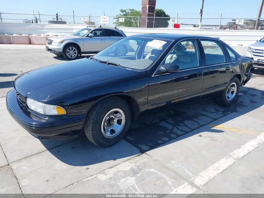 1996 Chevrolet Caprice / Impala Classic Ss black sedan gasoline 1G1BL52P7TR183171 photo #3