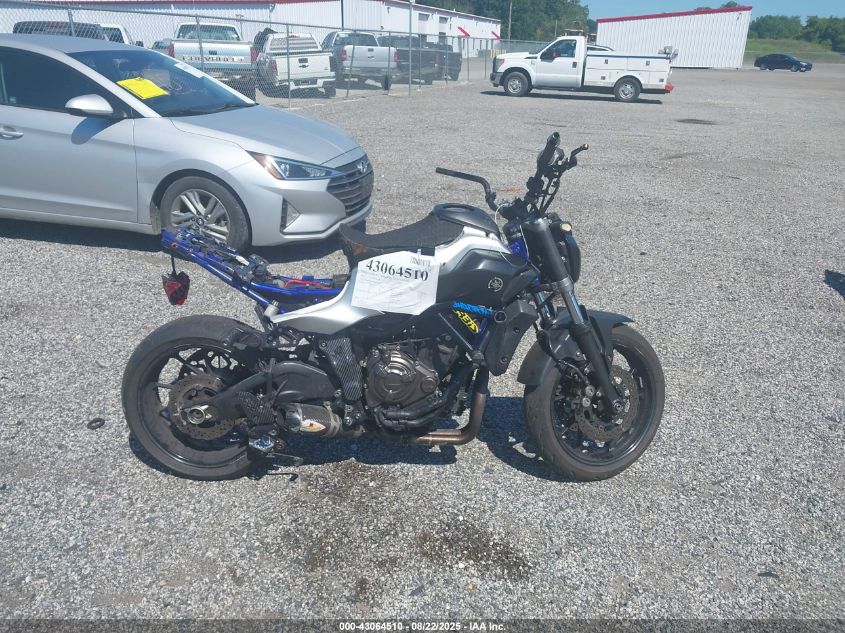 2016 Yamaha Fz07 VIN: JYARM06E4GA008293 Lot: 43064510