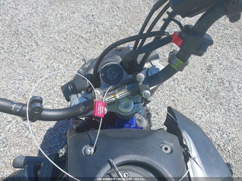 2016 Yamaha Fz07 VIN: JYARM06E4GA008293 Lot: 43064510