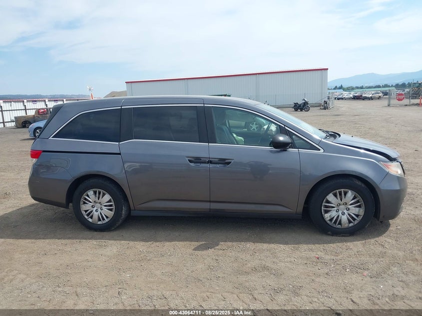 2014 Honda Odyssey Lx VIN: 5FNRL5H27EB031675 Lot: 43064711