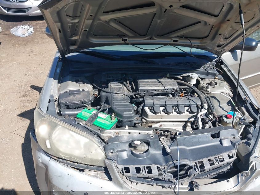 2005 Honda Civic Lx VIN: 2HGES16515H604203 Lot: 43064884