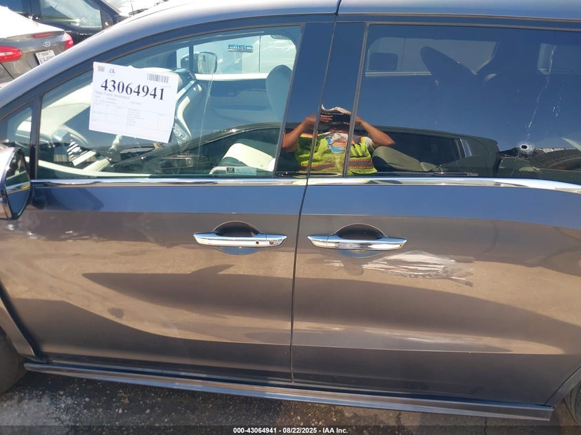 2018 Honda Odyssey Elite VIN: 5FNRL6H92JB098987 Lot: 43064941