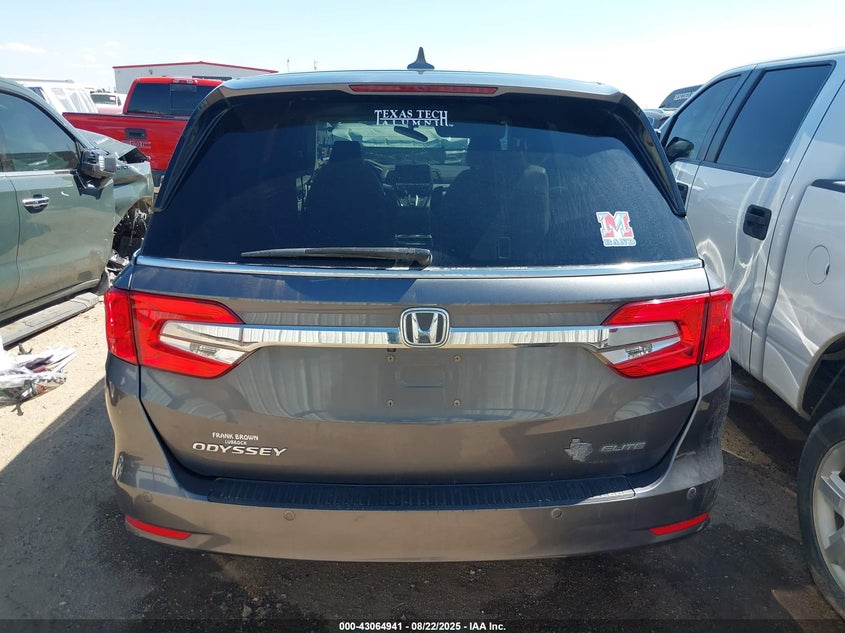 2018 Honda Odyssey Elite VIN: 5FNRL6H92JB098987 Lot: 43064941
