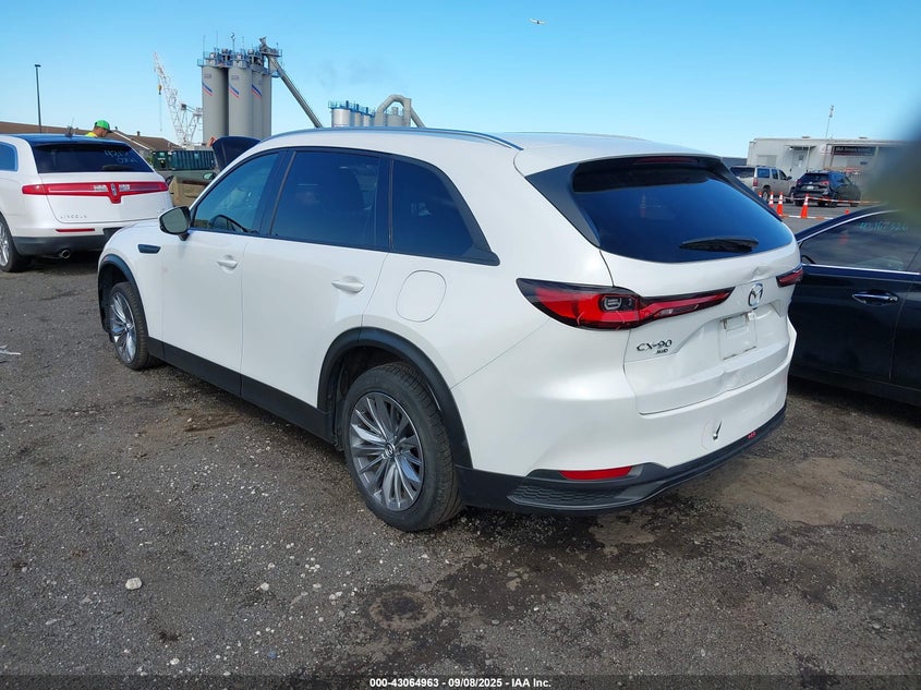 2024 Mazda Cx-90 3.3 3.3 Turbo Preferred Plus White Lot 111043064963 Vin JM3KKCHD0R1105213