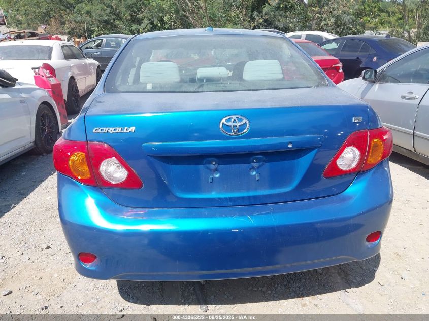 2009 Toyota Corolla Le VIN: JTDBL40E799033895 Lot: 43065222