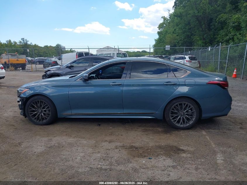 2018 Genesis G80 3.3T Sport VIN: KMHGN4JB5JU244871 Lot: 43065250