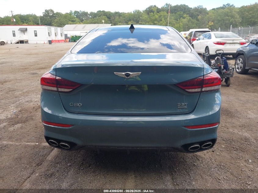 2018 Genesis G80 3.3T Sport VIN: KMHGN4JB5JU244871 Lot: 43065250