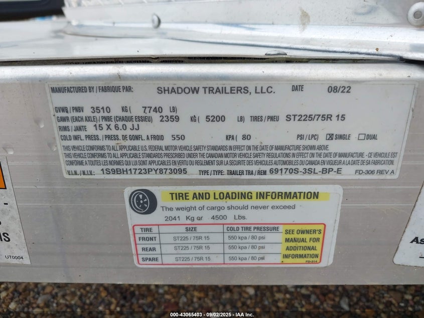 1S9BH1723PY873095 2023   photo no. 9