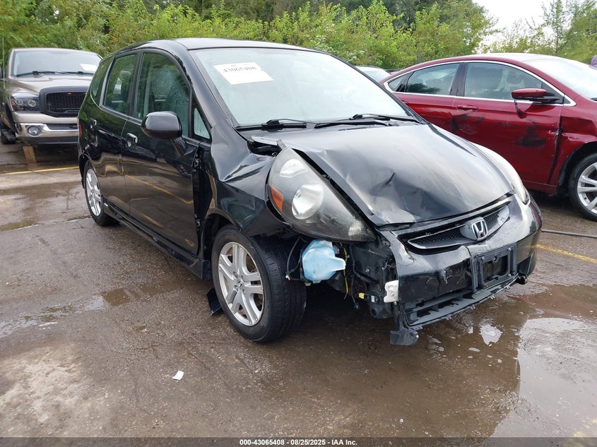 JHMGD38627S034595 2007 Honda Fit Sport auction photo 1