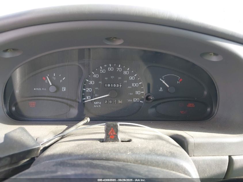 1998 Ford Escort Se VIN: 3FAFP15P4WR252737 Lot: 43065585