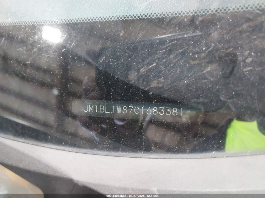 2012 Mazda Mazda3 I Grand Touring VIN: JM1BL1W87C1683381 Lot: 43065665