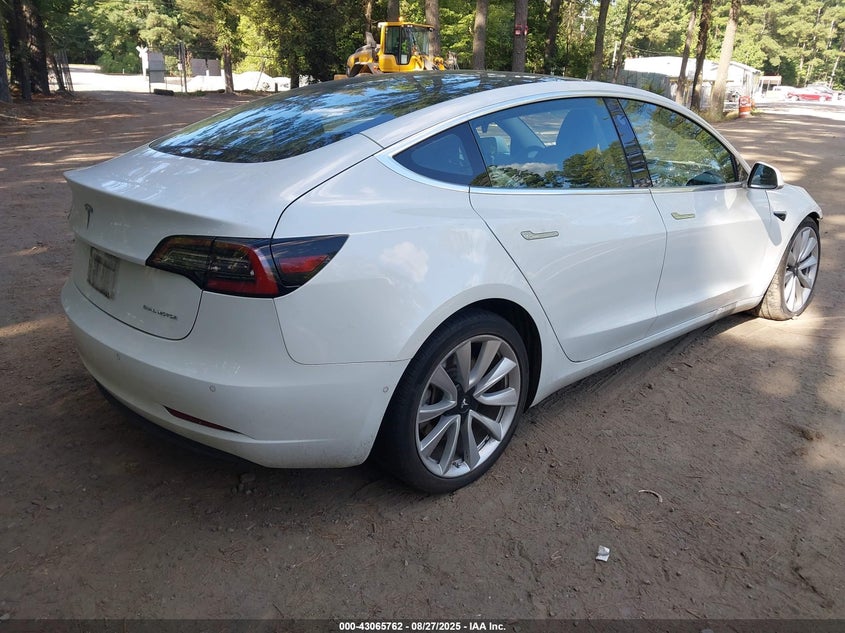 2018 Tesla Model 3 Long Range performance White Lot 111043065762 Vin 5YJ3E1EB8JF067799