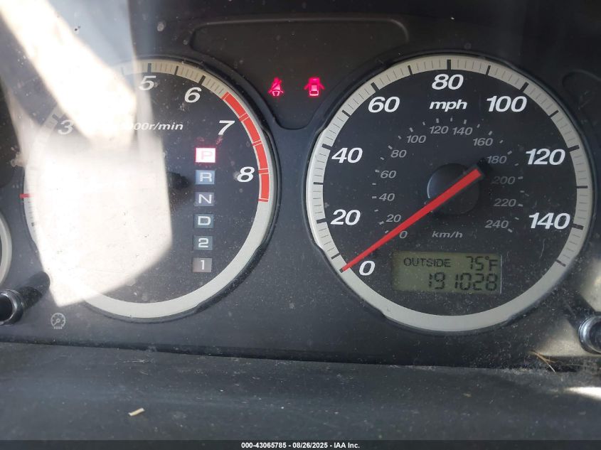 2005 Honda Cr-V Se VIN: SHSRD789X5U307779 Lot: 43065785