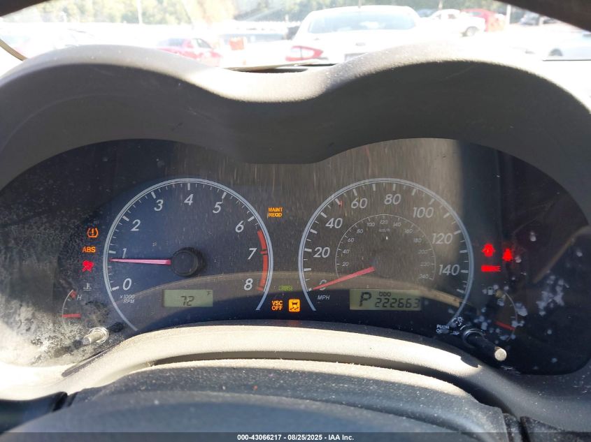 2010 Toyota Corolla Le VIN: 2T1BU4EE7AC312302 Lot: 43066217