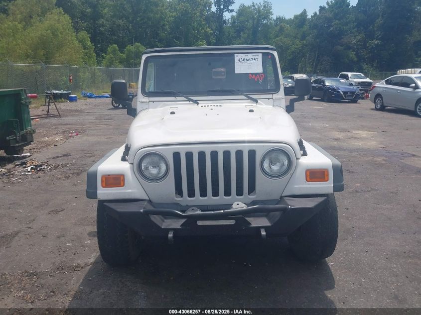 2006 Jeep Wrangler Se VIN: 1J4FA29106P739166 Lot: 43066257