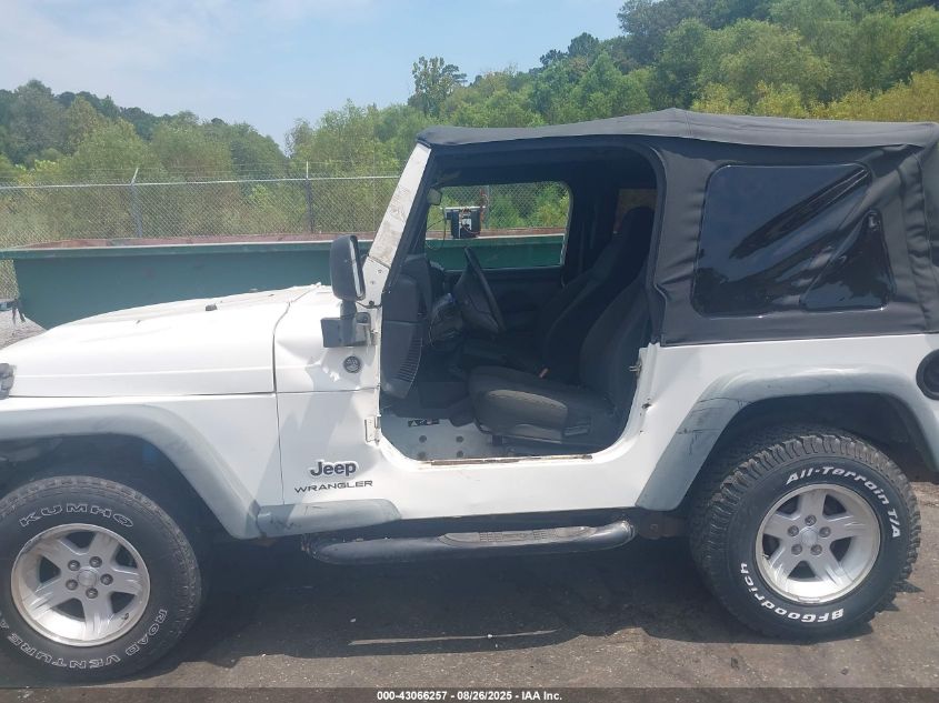 2006 Jeep Wrangler Se VIN: 1J4FA29106P739166 Lot: 43066257