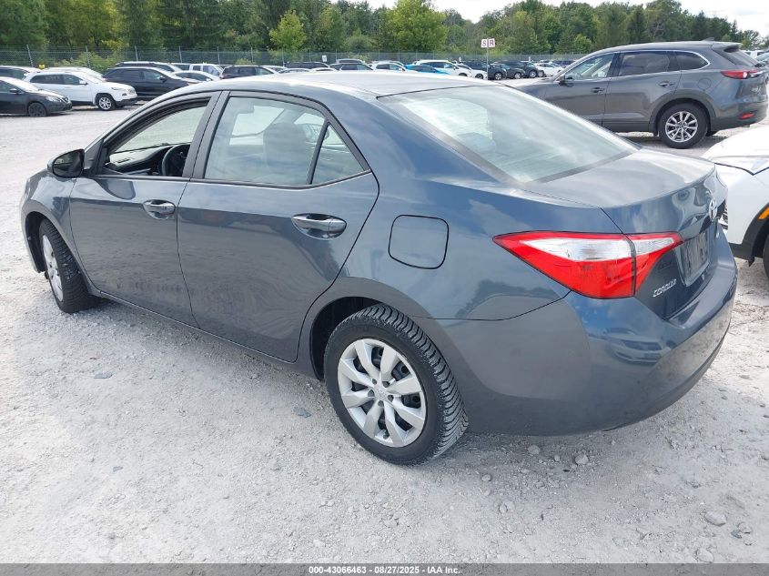 2016 TOYOTA COROLLA LE 2T1BURHE5GC690815