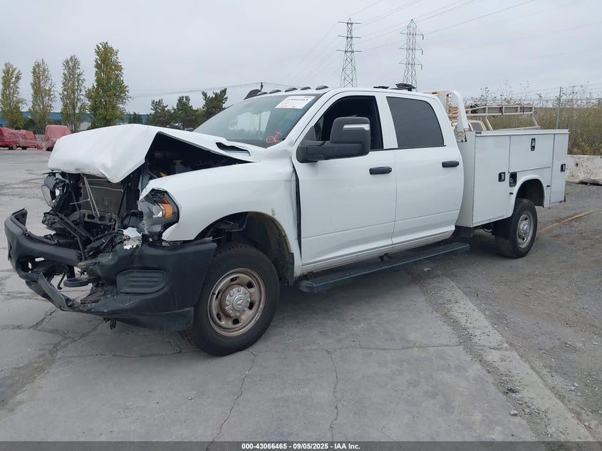 Vin: 3c6ur5hj6pg652796, lot: 43560687, ram 2500 tradesman  4x4 8' box 20232