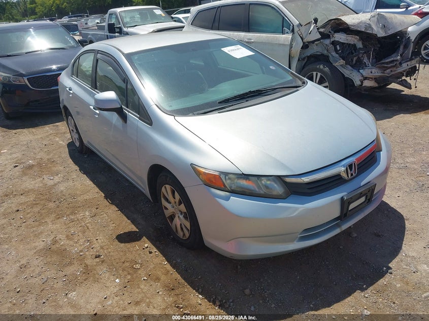 2012 Honda Civic Lx VIN: 2HGFB2F53CH589730 Lot: 43066491