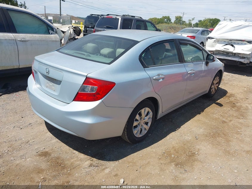 2012 Honda Civic Lx VIN: 2HGFB2F53CH589730 Lot: 43066491