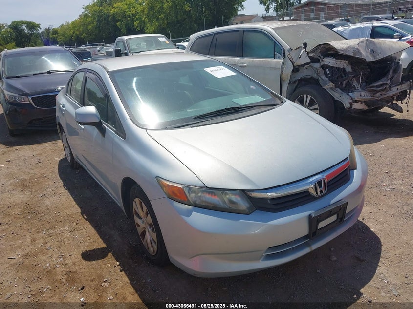 2012 Honda Civic Lx VIN: 2HGFB2F53CH589730 Lot: 43066491