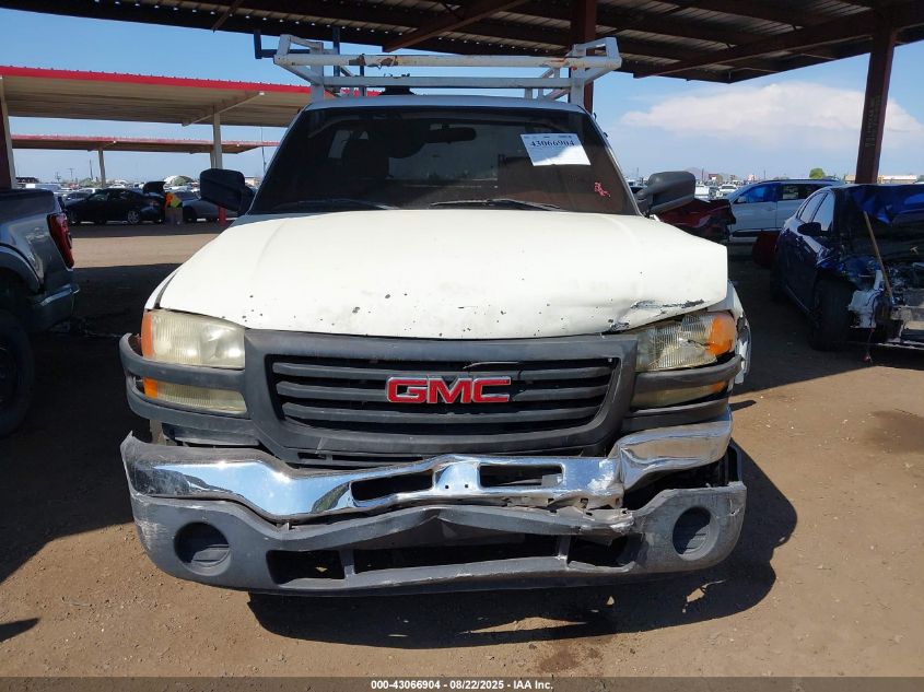 2006 GMC Sierra 2500Hd Work Truck VIN: 1GDHC24U46E165818 Lot: 43066904