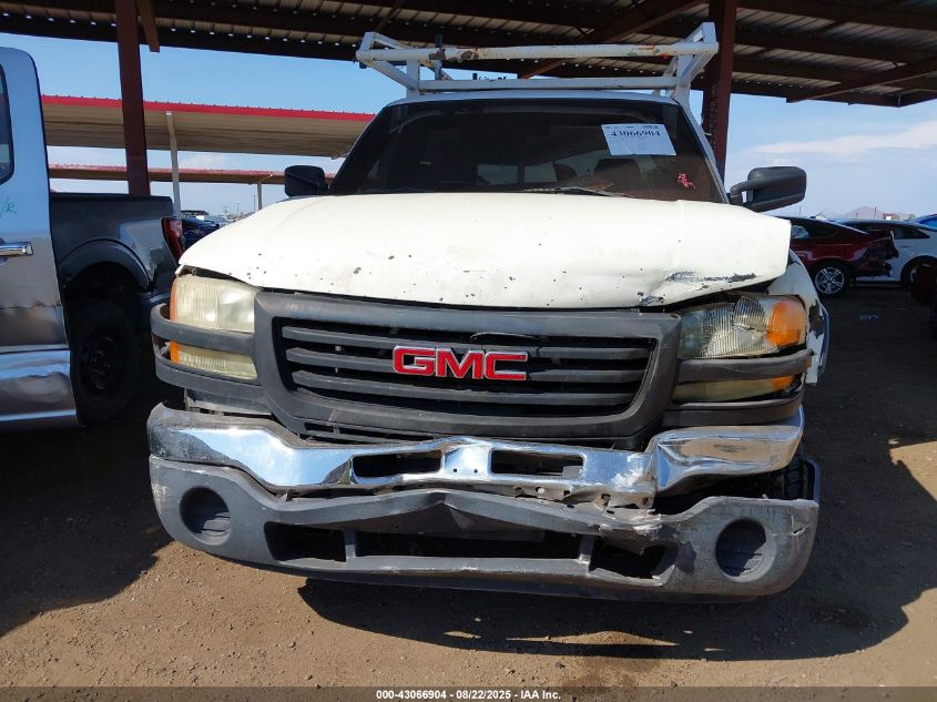 2006 GMC Sierra 2500Hd Work Truck VIN: 1GDHC24U46E165818 Lot: 43066904