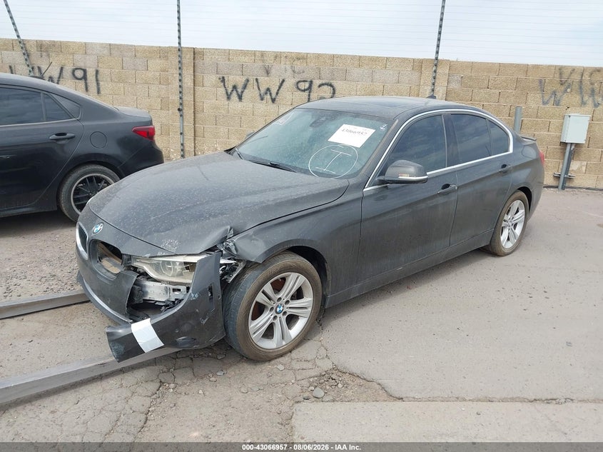 Vin: wba8e9g59gnu28251, lot: 43561179, bmw 328i 20162