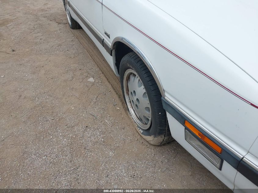 1988 Chrysler Lebaron Premium VIN: 1C3BJ55E8JG306772 Lot: 43066992