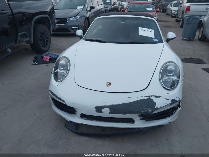 2013 Porsche 911 Carrera 4S VIN: WP0CB2A93DS156530 Lot: 43067096