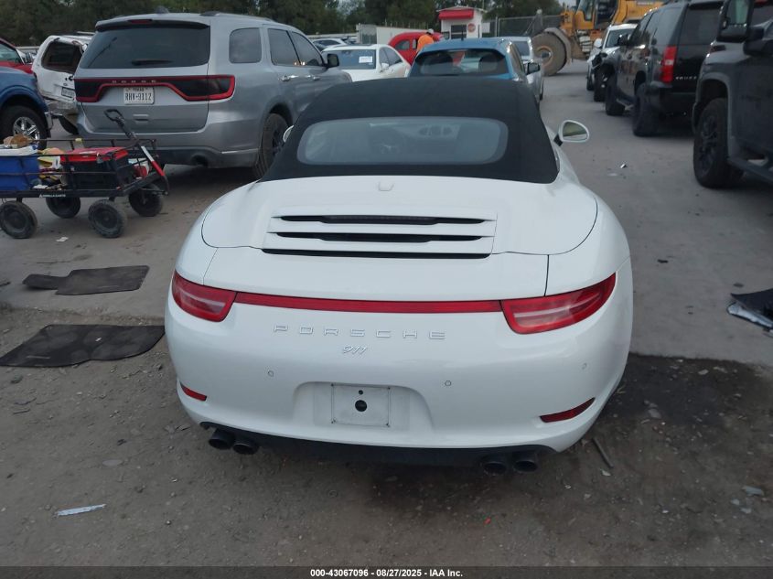 2013 Porsche 911 Carrera 4S VIN: WP0CB2A93DS156530 Lot: 43067096