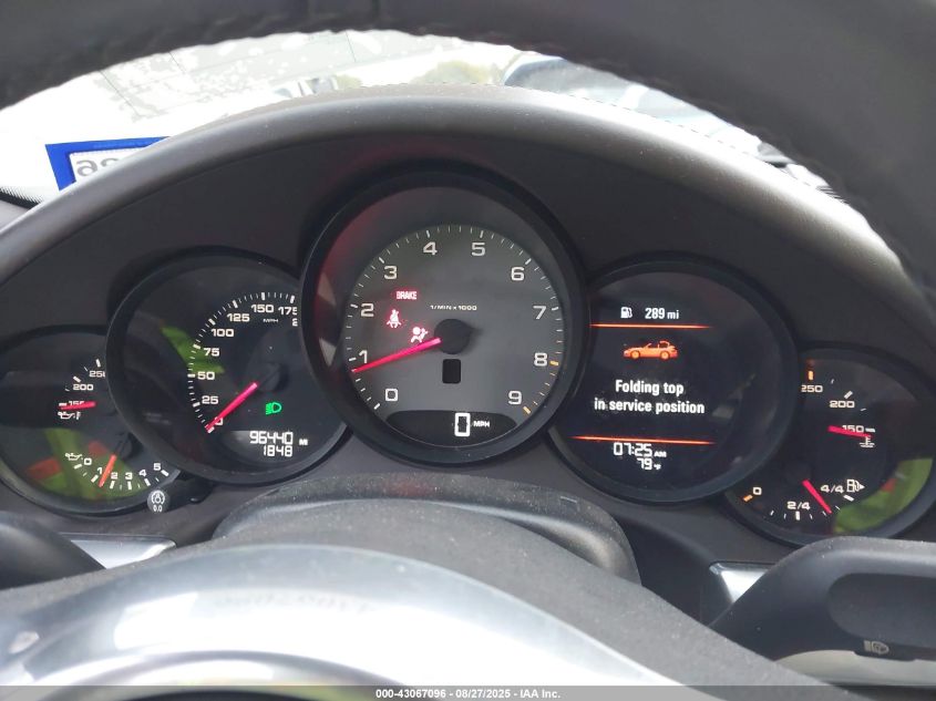 2013 Porsche 911 Carrera 4S VIN: WP0CB2A93DS156530 Lot: 43067096