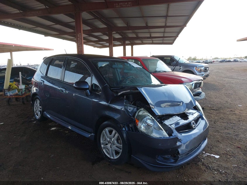 JHMGD38687S015100 2007 Honda Fit Sport auction photo 1