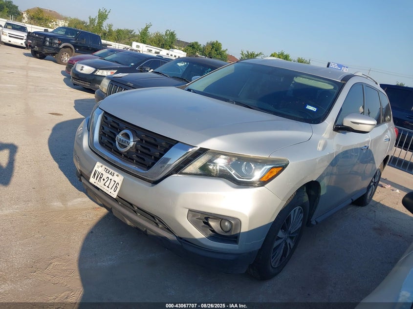 Vin: 5n1dr2mn8hc614499, lot: 43561929, nissan pathfinder platinum/s/sl/sv 20172