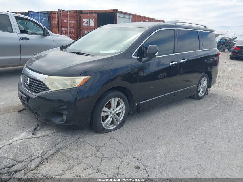 Vin: jn8ae2kp9d9060411, lot: 43562336, nissan quest sl 20132