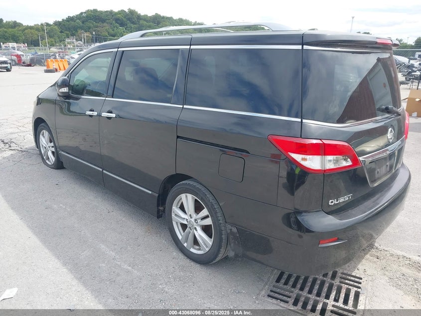 Vin: jn8ae2kp9d9060411, lot: 43562336, nissan quest sl 20133