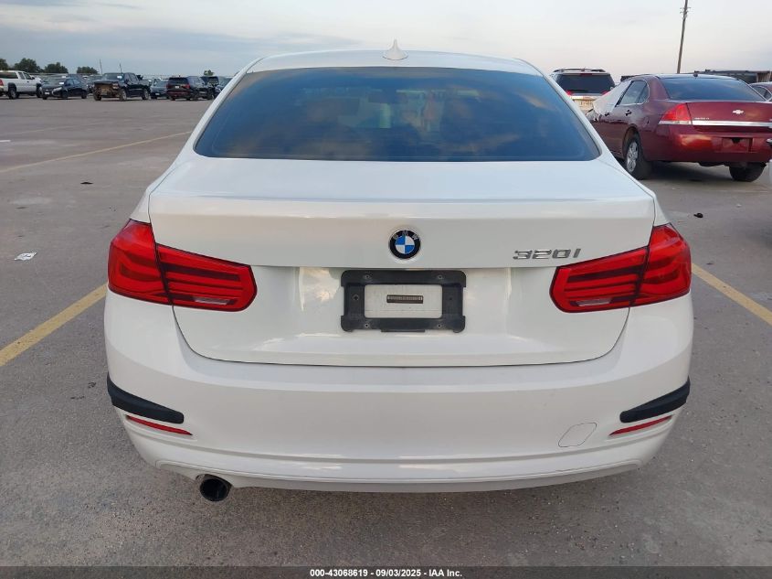2017 BMW 320I VIN: WBA8E1G37HNU15743 Lot: 43068619