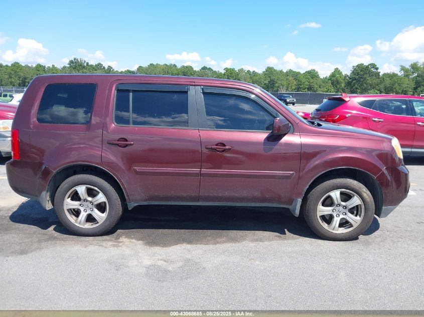 2014 Honda Pilot Ex VIN: 5FNYF3H46E8005433 Lot: 43068685