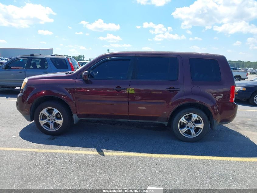 2014 Honda Pilot Ex VIN: 5FNYF3H46E8005433 Lot: 43068685