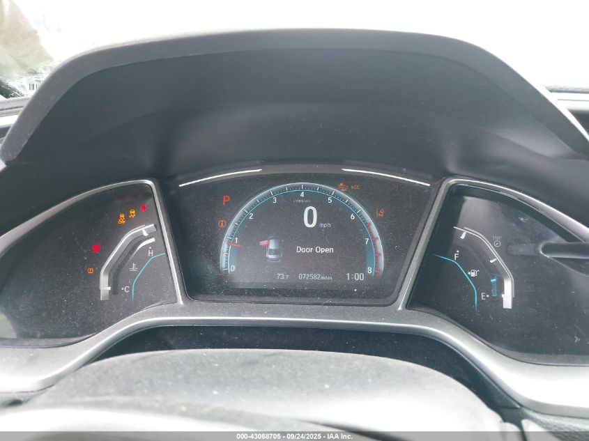 2021 Honda Civic Ex VIN: 19XFC1F39ME010743 Lot: 43068705