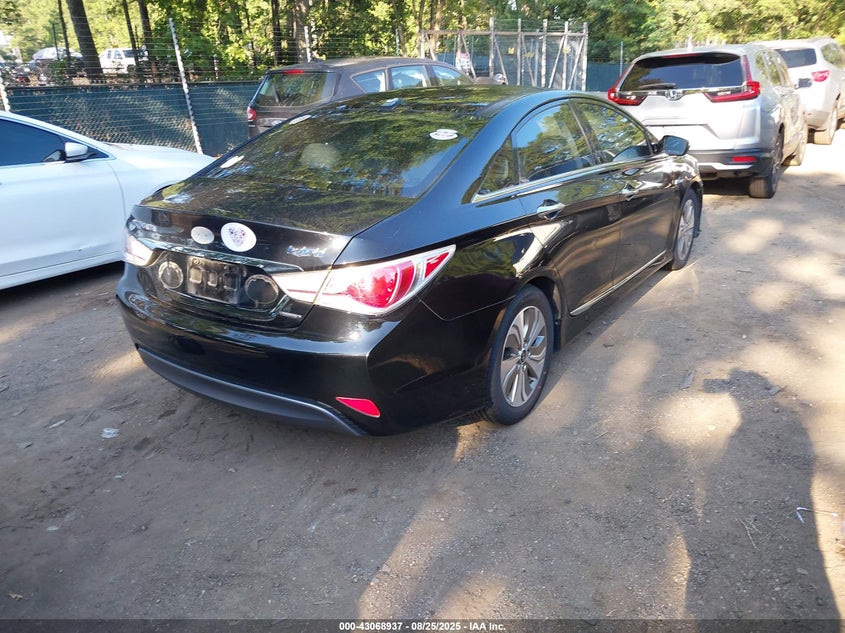 2013 HYUNDAI SONATA HYBRID LIMITED W/PANORAMIC SUNROOF PKG - KMHEC4A41DA067207